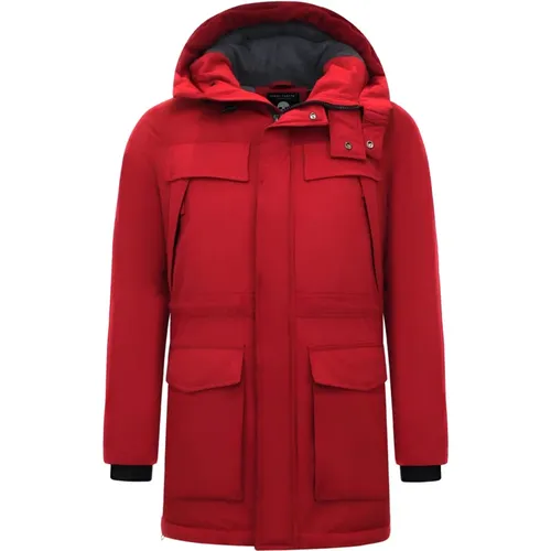 Winter Jacket Parka Men , male, Sizes: XS, S, XL, L, M - Enos - Modalova