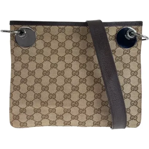 Pre-owned Cross Body Bags, female, , Size: ONE SIZE Pre-owned Canvas crossbody-bags - Gucci Vintage - Modalova