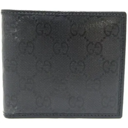 Pre-owned Wallets, male, , Size: ONE SIZE Pre-owned Leather wallets - Gucci Vintage - Modalova