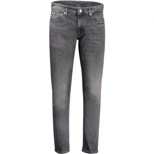 Schwarze Baumwolljeans & Hose , Herren, Größe: W34 L32 - Calvin Klein - Modalova