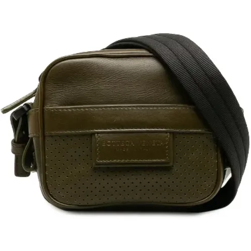 Pre-owned Cross Body Bags, female, , Size: ONE SIZE Pre-owned Leather shoulder-bags - Bottega Veneta Vintage - Modalova