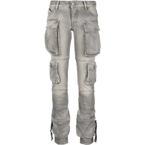 Grey Essie Long Pants , female, Sizes: W27 - The Attico - Modalova