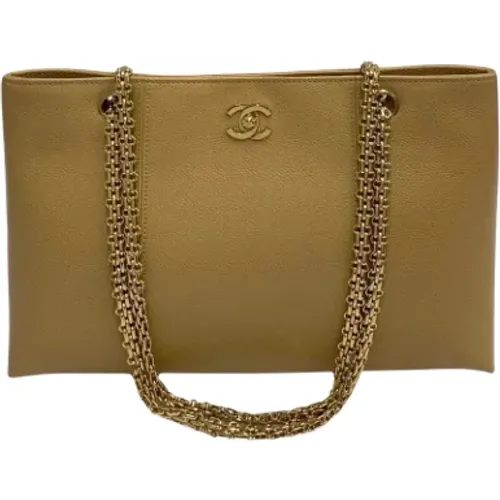 Pre-owned Tote Bags, female, , Size: ONE SIZE Pre-owned Leather chanel-bags - Chanel Vintage - Modalova