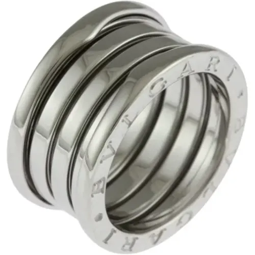 Pre-owned White Gold rings , female, Sizes: ONE SIZE - Bvlgari Vintage - Modalova