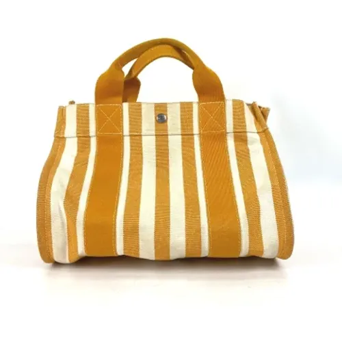 Pre-owned Tote Bags, female, , Size: ONE SIZE Pre-owned Fabric handbags - Hermès Vintage - Modalova