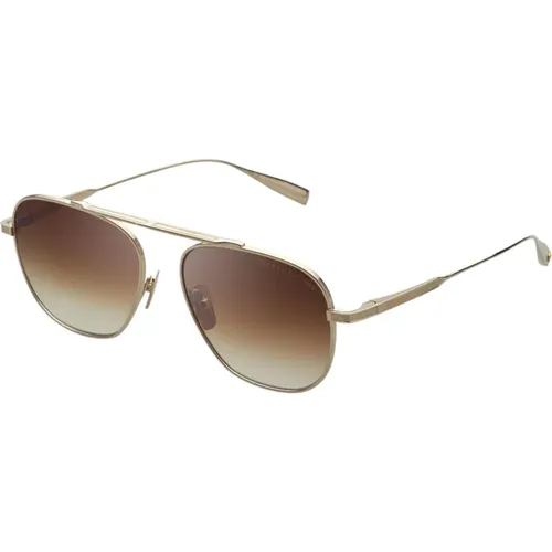 Sunglasses, unisex, , Size: ONE SIZE Flight.009 Sunglasses White Gold/Dark Brown - Dita - Modalova