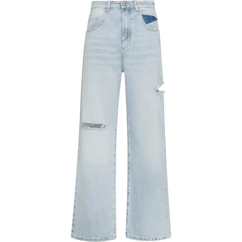 Poppy Baumwoll Ripped Jeans , Damen, Größe: W24 - Icon Denim - Modalova