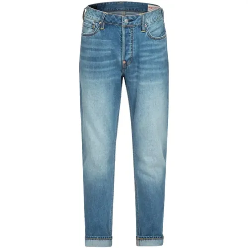 Gerades Jeans , Herren, Größe: W32 - Evisu - Modalova