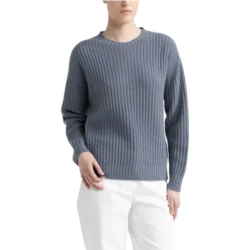 Woll-, Seiden-, Kaschmir- und Lurex-Pullover , Damen, Größe: 3XS - PESERICO - Modalova