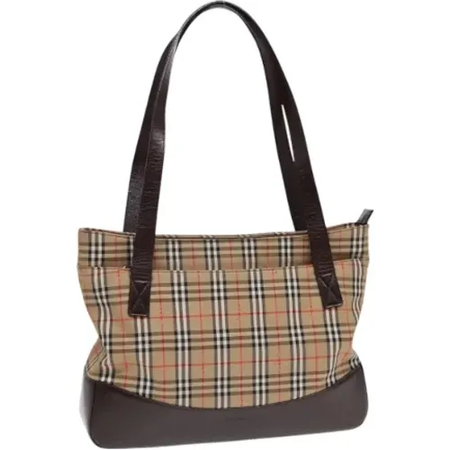 Pre-owned Tote Bags, female, , Size: ONE SIZE Pre-owned Canvas totes - Burberry Vintage - Modalova