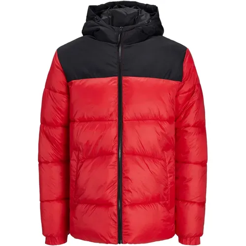 Stylische Steppjacke mit Kapuze - jack & jones - Modalova