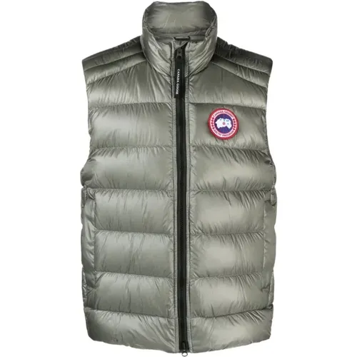 Crofton Sage Gilet Lightweight Down Vest , male, Sizes: M, L, XL - Canada Goose - Modalova