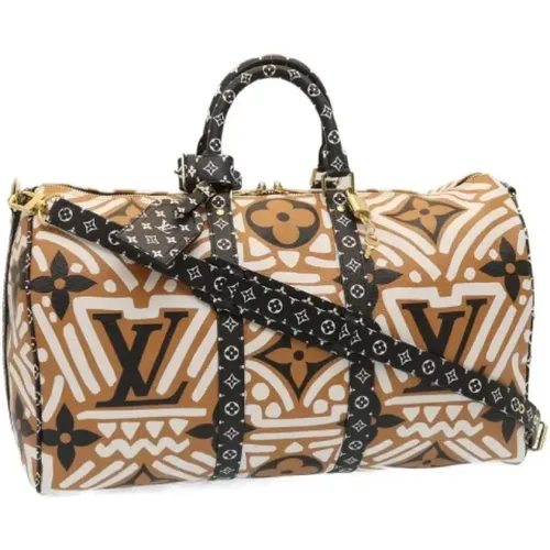 Pre-owned Multicolored Canvas Keepall , female, Sizes: ONE SIZE - Louis Vuitton Vintage - Modalova