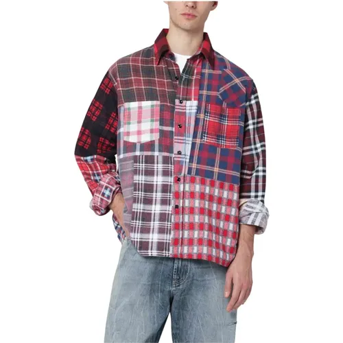 Casual Shirts, male, , Size: M Camicia - Needles - Modalova