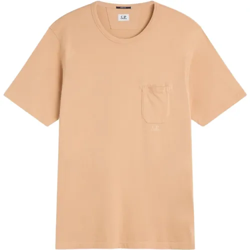 Stone Washed Resist Dyed T-Shirt , Herren, Größe: 2XL - C.P. Company - Modalova