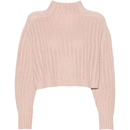 Powder Wool-Cashmere Sweater , female, Sizes: S, XS, M - Max Mara - Modalova