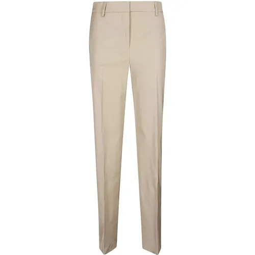 Slim-Fit Amber Sand Trousers , female, Sizes: M, 2XS, S, XS - PT Torino - Modalova