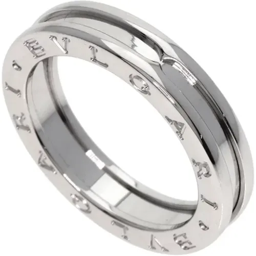 Pre-owned Jewellery, female, , Size: ONE SIZE Pre-owned White Gold rings - Bvlgari Vintage - Modalova