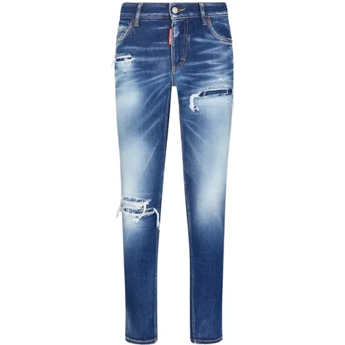Fashionable Jeans , female, Sizes: S, XS, 2XS - Dsquared2 - Modalova