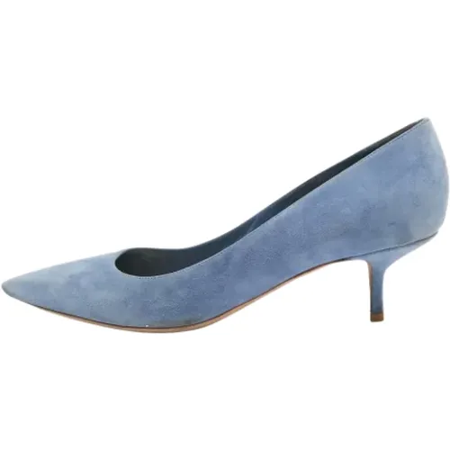 Pre-owned Pumps, female, , Size: 11 US Pre-owned Suede heels - Dior Vintage - Modalova