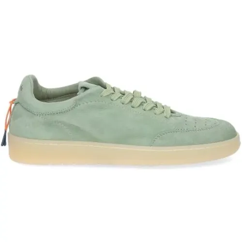 Sneakers, male, , Size: 8 US Suede Lace-Up Sneakers - Barracuda - Modalova