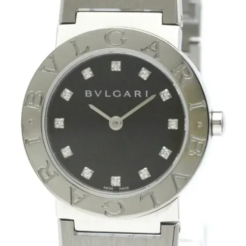 Pre-owned Watches, female, , Size: ONE SIZE Pre-owned Stainless Steel watches - Bvlgari Vintage - Modalova