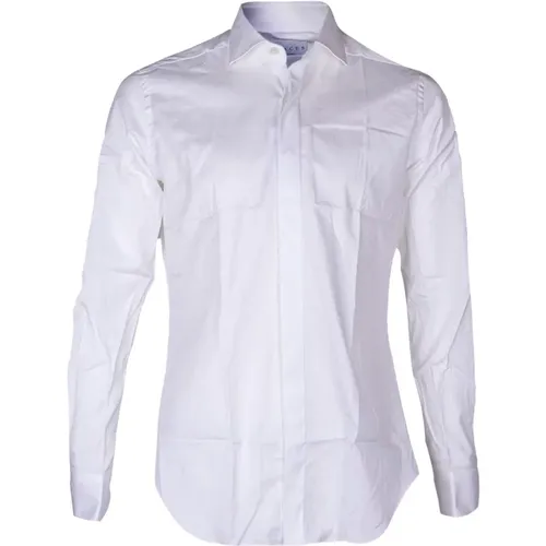 Tailored Oxford Cotton Shirt Made in Italy , male, Sizes: 2XL, 3XL, M - Xacus - Modalova
