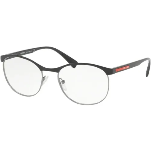 Upgrade deinen Brillenstil mit diesen stilvollen Gläsern aus der roten Linie - Prada - Modalova