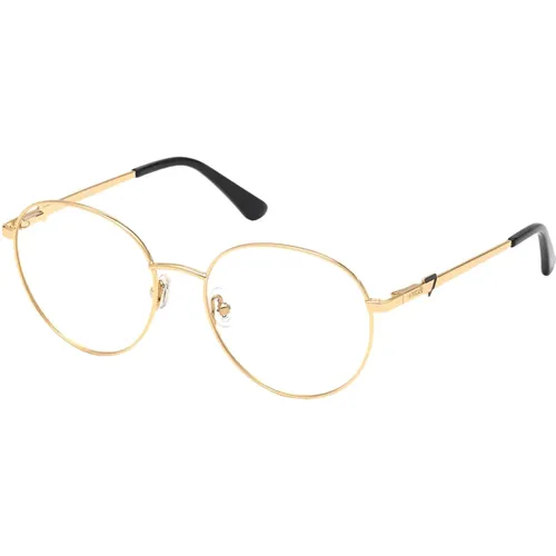 Glasses, unisex, , Size: 55 MM Gold Eyewear Frames - Guess - Modalova