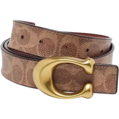 Pre-owned Belts, female, , Size: ONE SIZE Pre-owned Fabric belts - Coach Pre-owned - Modalova