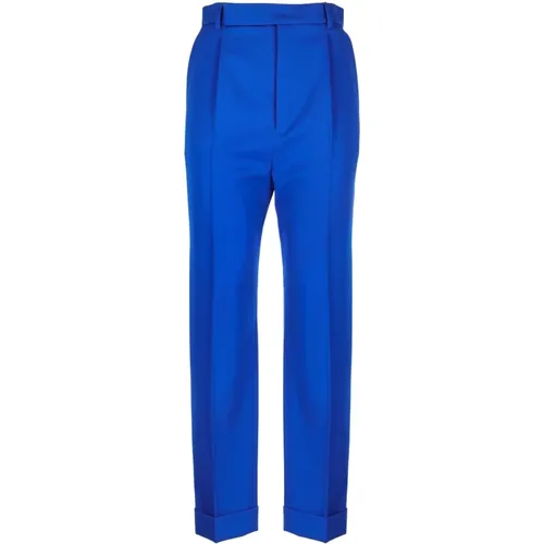 Loose Fit Regular Pants, Made in Italy , female, Sizes: M - Saint Laurent - Modalova