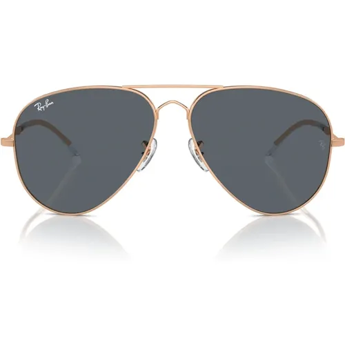 Stilvolle Aviator Sonnenbrille mit blauen Gläsern , unisex, Größe: 58 MM - Ray-Ban - Modalova