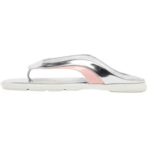 Pre-owned Flats, female, , Size: 6 US Pre-owned Leather flats - Miu Miu Pre-owned - Modalova