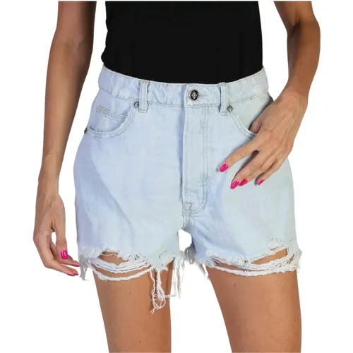Denim Shorts, female, , Size: 3XL Spring/Summer Women`s Shorts - hwp23145sh - Richmond - Modalova