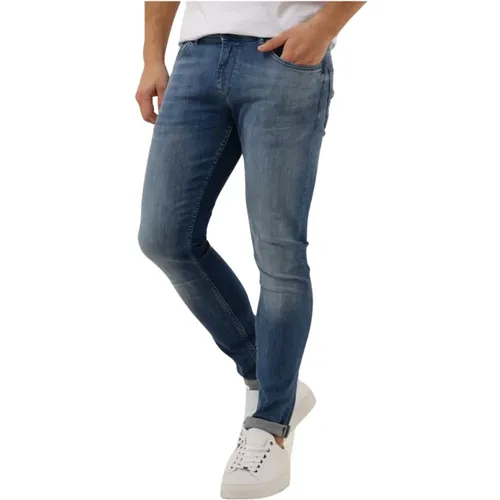 Skinny Jeans W1035 The Jone Blau - PureWhite - Modalova