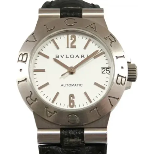 Pre-owned Watches, male, , Size: ONE SIZE Pre-owned Stainless Steel watches - Bvlgari Vintage - Modalova