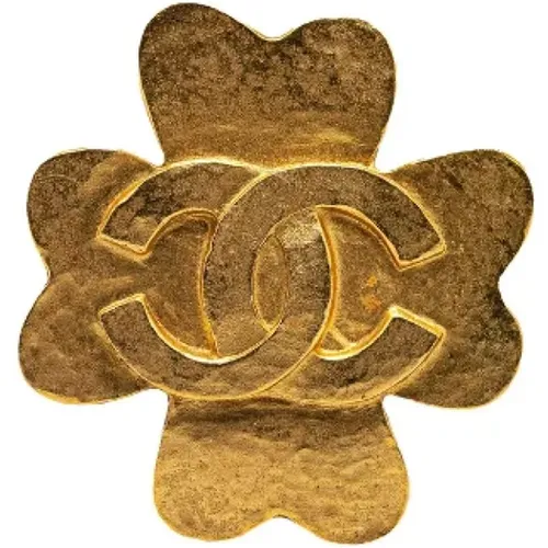 Pre-owned Jewellery, female, , Size: ONE SIZE Pre-owned Metal brooches - Chanel Vintage - Modalova