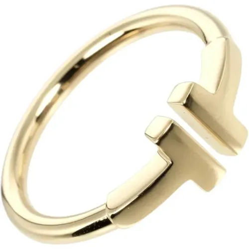 Pre-owned Gold rings , female, Sizes: ONE SIZE - Tiffany & Co. Pre-owned - Modalova