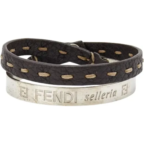 Pre-owned Jewellery, female, , Size: ONE SIZE Pre-owned Fabric bracelets - Fendi Vintage - Modalova