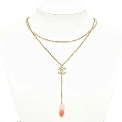 Pre-owned Jewellery, female, , Size: ONE SIZE Pre-owned Metal necklaces - Chanel Vintage - Modalova