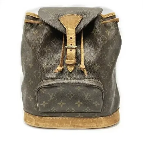 Pre-owned Backpacks, female, , Size: ONE SIZE Pre-owned Canvas backpacks - Louis Vuitton Vintage - Modalova