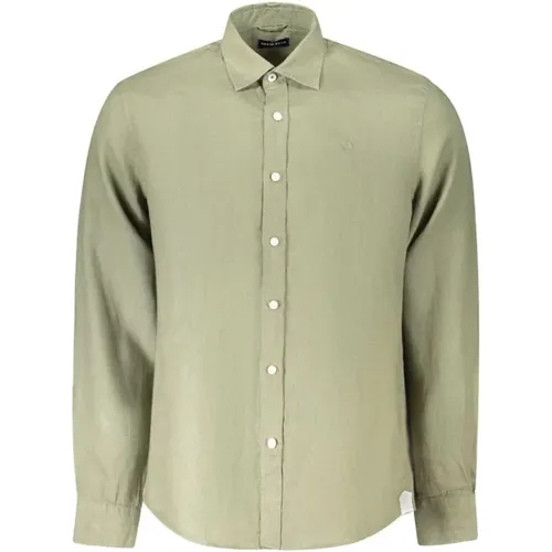 Casual Shirts, male, , Size: L Linen Shirt with Italian Collar - North Sails - Modalova
