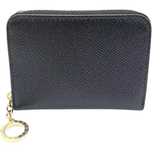 Pre-owned Wallets, female, , Size: ONE SIZE Pre-owned Leather wallets - Bvlgari Vintage - Modalova