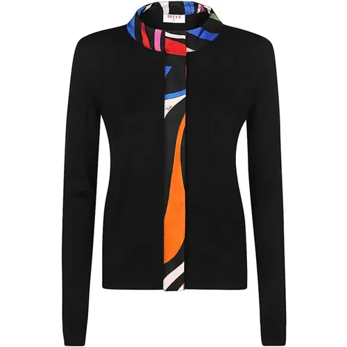 Seideneinsatz Cardigan Emilio Pucci - EMILIO PUCCI - Modalova