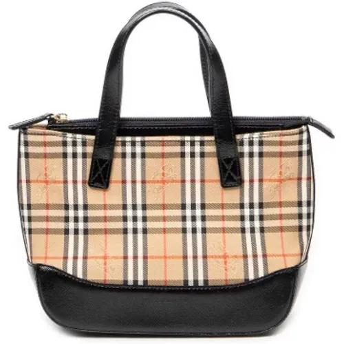 Pre-owned Tote Bags, female, , Size: ONE SIZE Pre-owned Canvas handbags - Burberry Vintage - Modalova