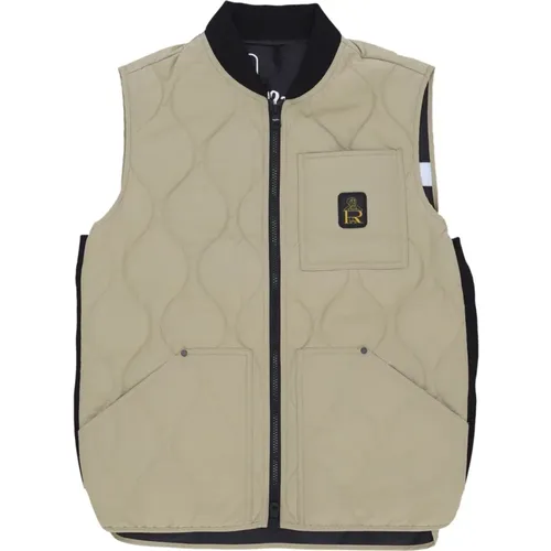 Taupe Men's Primaloft Vest , male, Sizes: L, M - RefrigiWear - Modalova