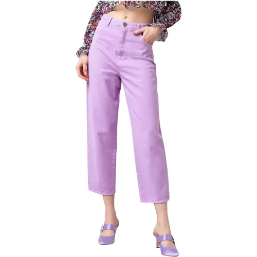 Momfit Jeans mit Taschen , Damen, Größe: W26 - Gaëlle Paris - Modalova