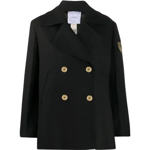 Blazers, female, , Size: 2XS Wool Double-Breasted Coat - Patou - Modalova