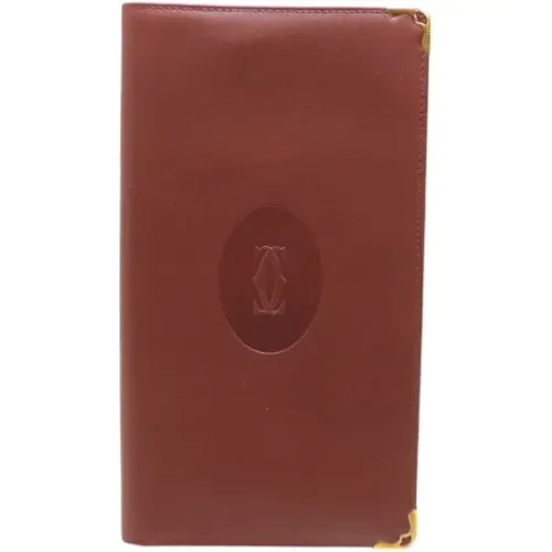 Pre-owned Wallets, female, , Size: ONE SIZE Pre-owned Leather wallets - Cartier Vintage - Modalova