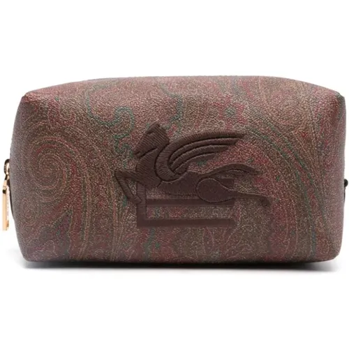 Toilet Bags, female, , Size: ONE SIZE Stylish Clutch Pouch - ETRO - Modalova